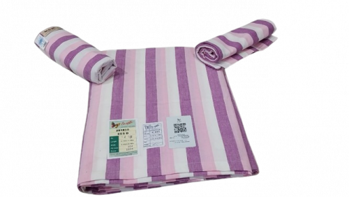 BEDSHEET STRIPE 90X108 2 PILLOW COVER